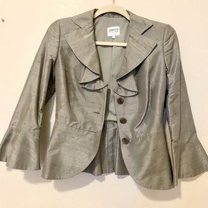 Armani Structured Blazer, Crepe Silk